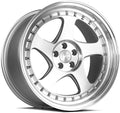 Aodhan AH01 wheel in Silver Machined Face