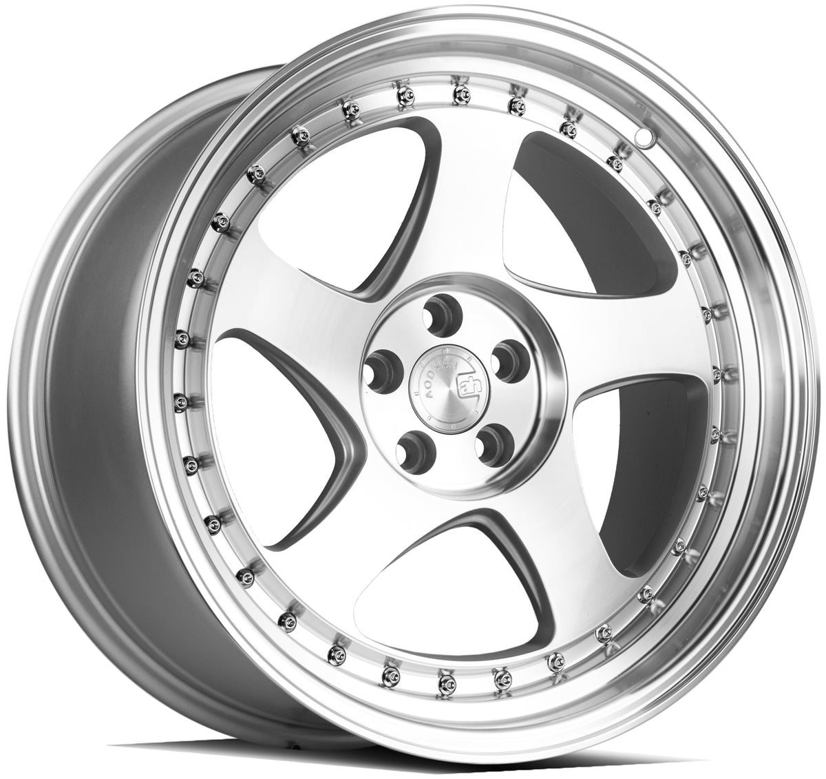 Aodhan AH01 wheel in Silver Machined Face