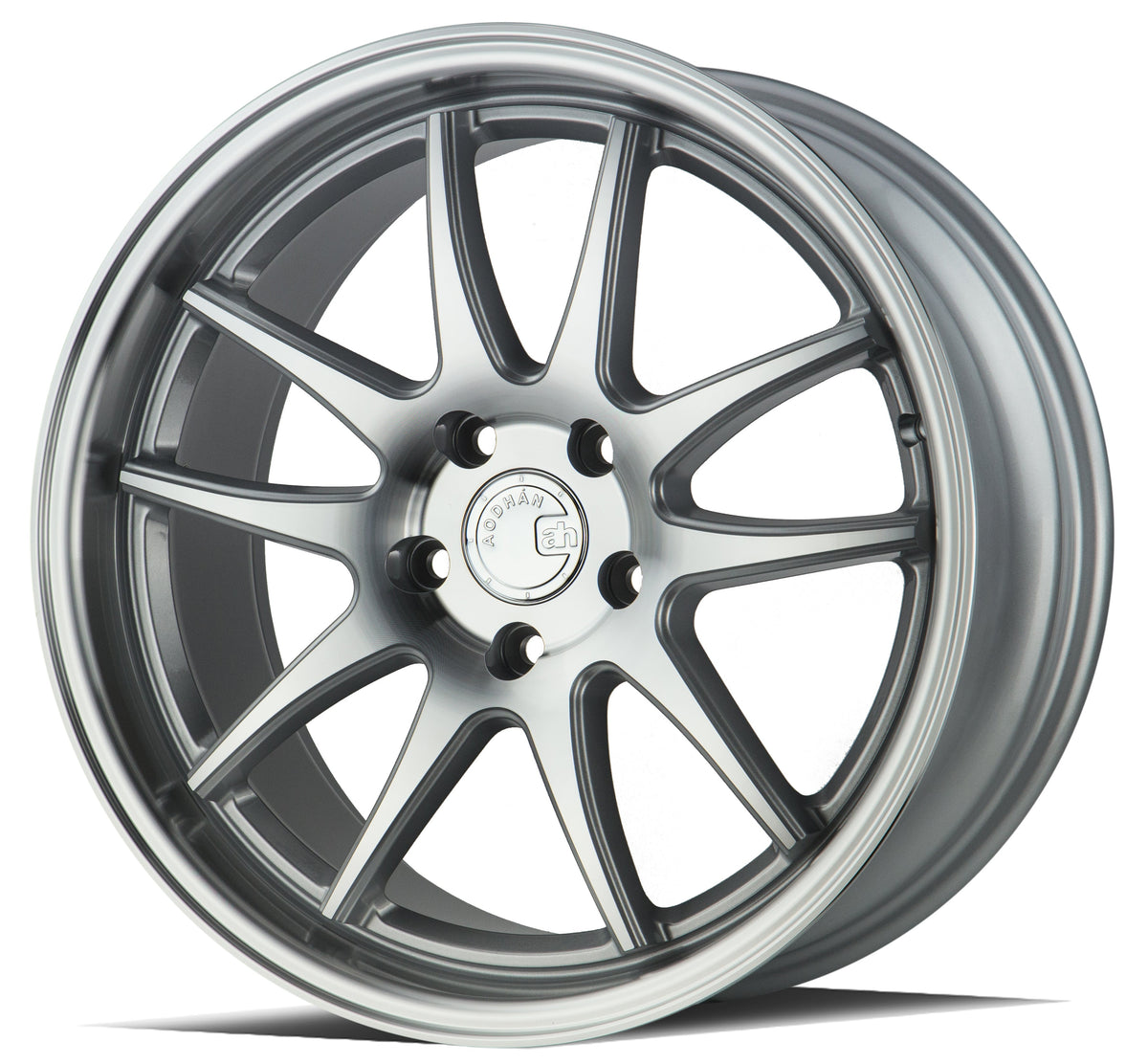 Aodhan DS02 Silver w/Machined Face wheel