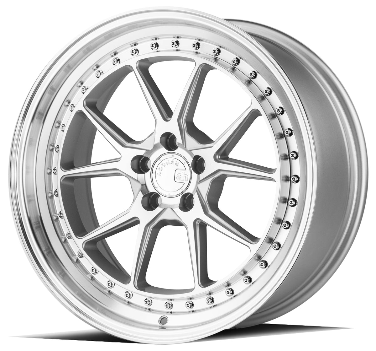 Aodhan DS08 Silver w/Machined Face wheel