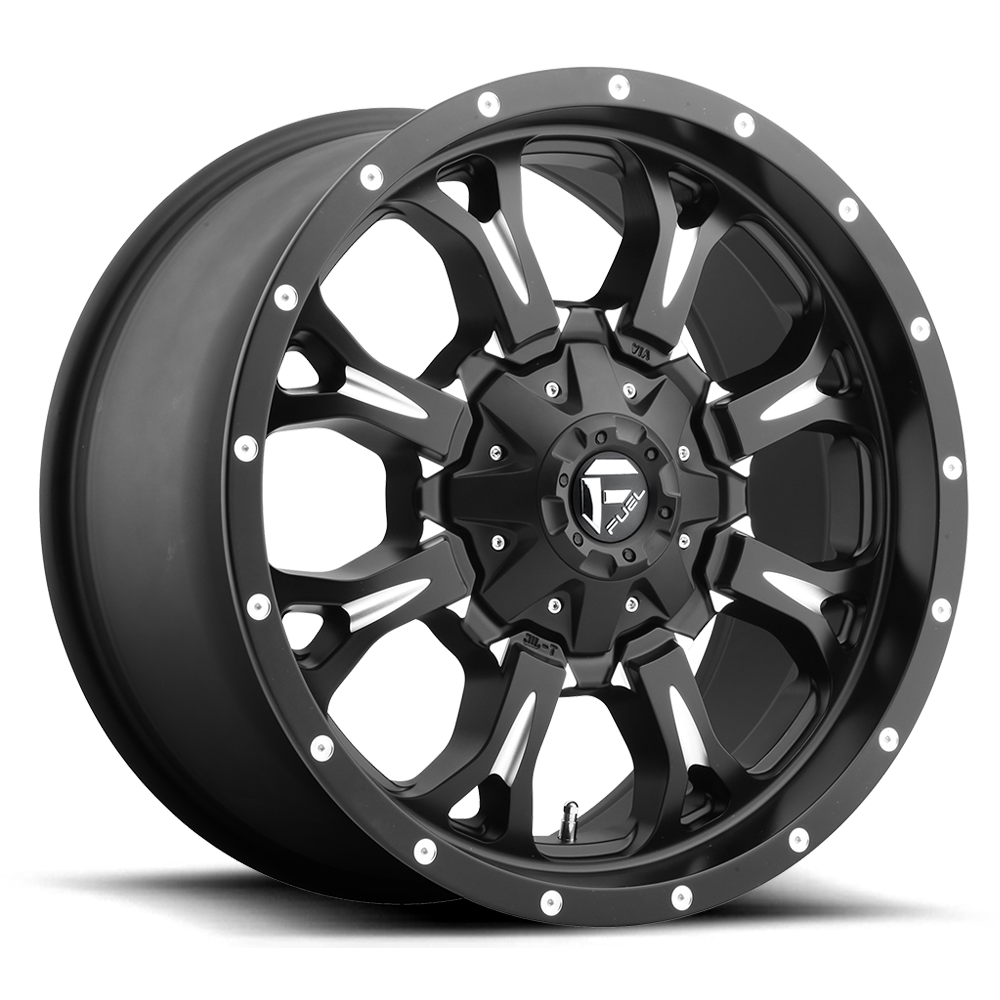 Fuel Off-Road KRANK - MATTE BLACK MILLED