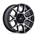 Moto Metal MASON - GLOSS BLACK W/ MACHINED FACE