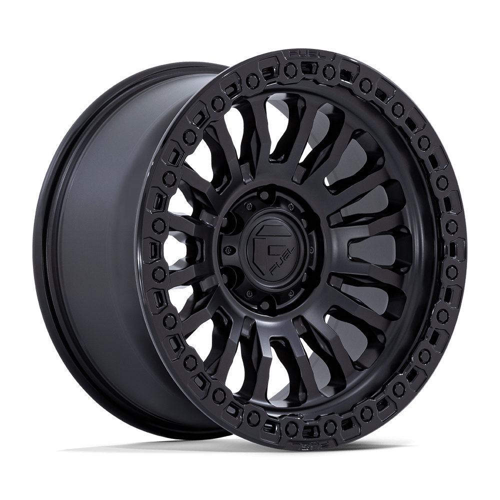 Fuel Off-Road RINCON - MATTE BLACK W/ GLOSS BLACK LIP