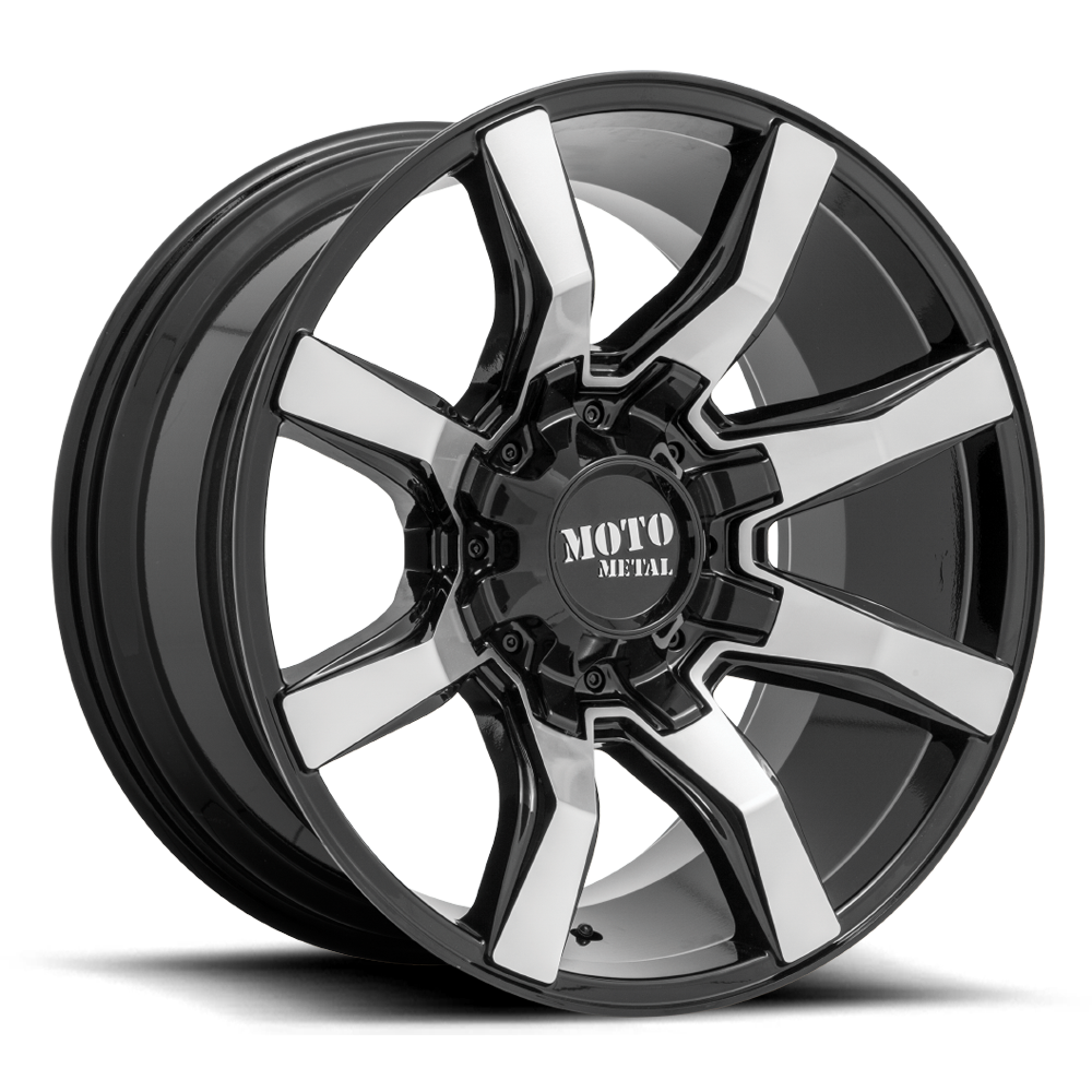 Moto Metal MO804 SPIDER - GLOSS BLACK MACHINED