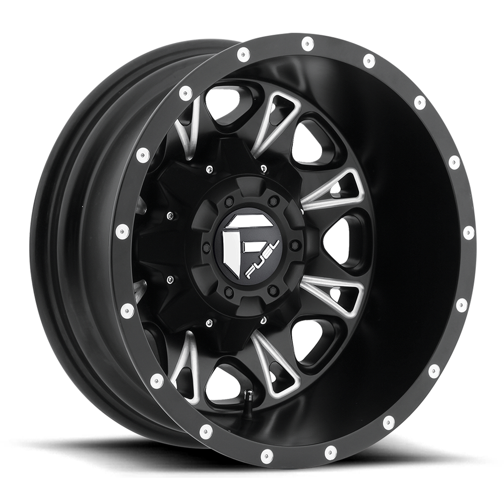 Fuel Off-Road D513 THROTTLE - MATTE BLACK MILLED