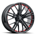 Performance Replicas PR194 - GLOSS BLACK RED MACHINED