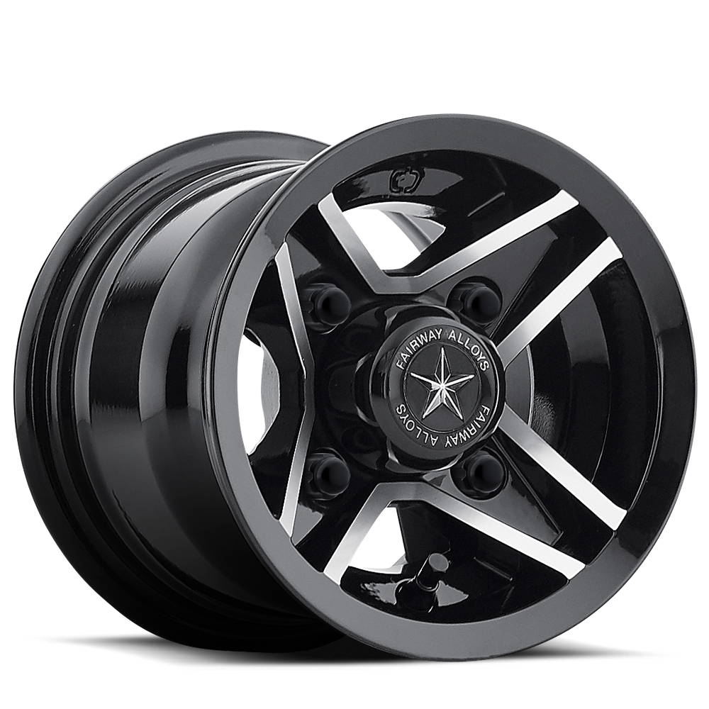 Fairway Alloys FA127 DIVOT UTV - GLOSS BLACK MACHINED