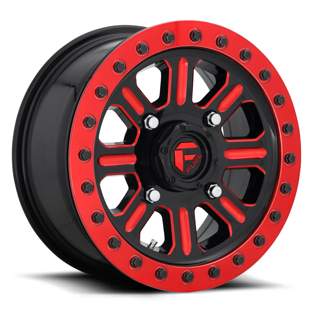 Fuel UTV HARDLINE UTV BEADLOCK - GLOSS BLACK RED TINTED CLEAR