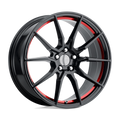 Performance Replicas PR193 - GLOSS BLACK RED MACHINED